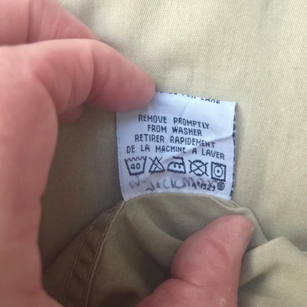 Ralph Lauren Mens Blake Button Down Shirt XL Khaki 100% Cotton Long Sleeve